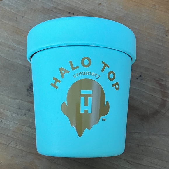 Pint size ice cream cooler Halo Top light green Container new in box - Picture 16 of 16